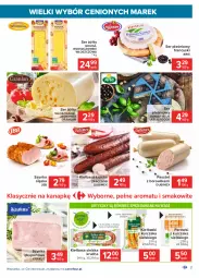 Gazetka promocyjna Carrefour - Gazetka Wielki wybór cenionych marek - Gazetka - ważna od 20.02 do 20.02.2021 - strona 3 - produkty: Piec, Kurczak, Krakus, Ser, Por, Gra, Włoszczowski, Brie, Jagr, Parówki, Pasztet, Szynka, Kiełbasa krucha, Sport, Ser pleśniowy, Gouda, Kiełbasa