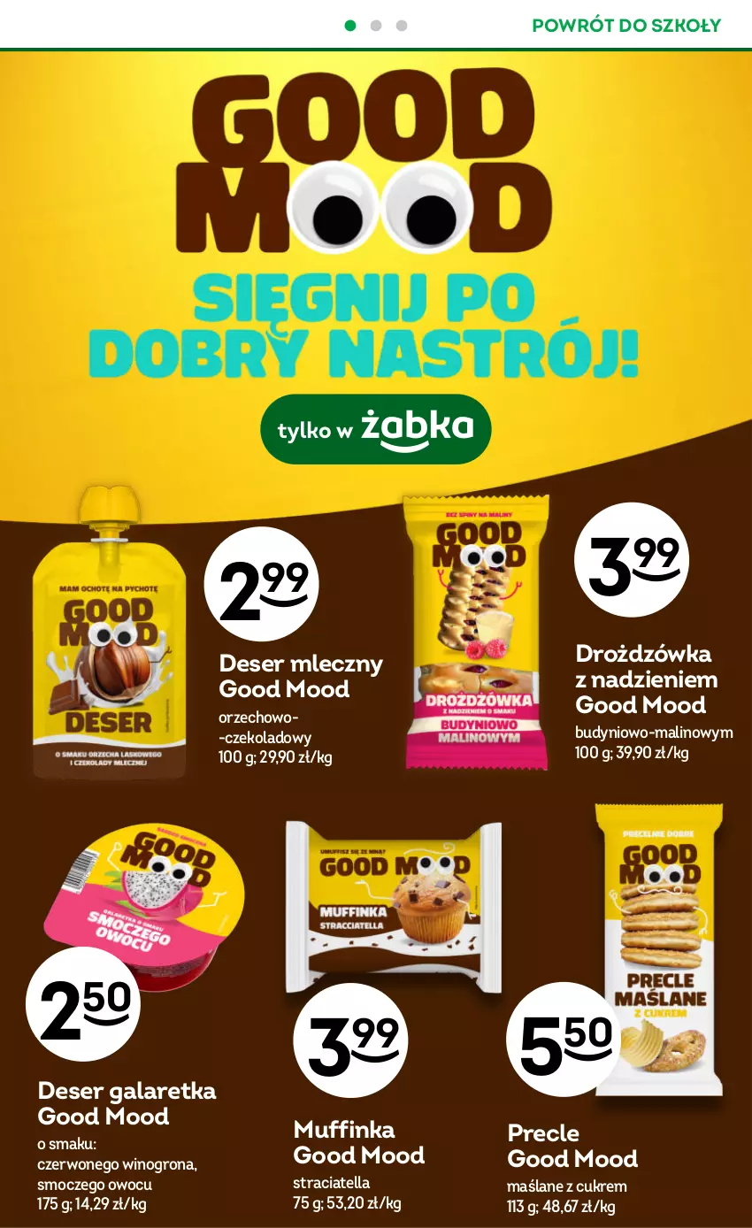 Gazetka promocyjna Żabka - gazetka-promocyjna-35-36-2026 - ważna 26.08 do 08.09.2026 - strona 11 - produkty: Deser, Deser mleczny, Gala, Galaretka, Inka, Precle, Ser, Wino, Winogrona