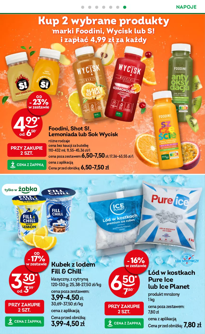 Gazetka promocyjna Żabka - gazetka-promocyjna-35-36-2026 - ważna 26.08 do 08.09.2026 - strona 19 - produkty: Kubek, Lemoniada, Napoje, Pur, Sok