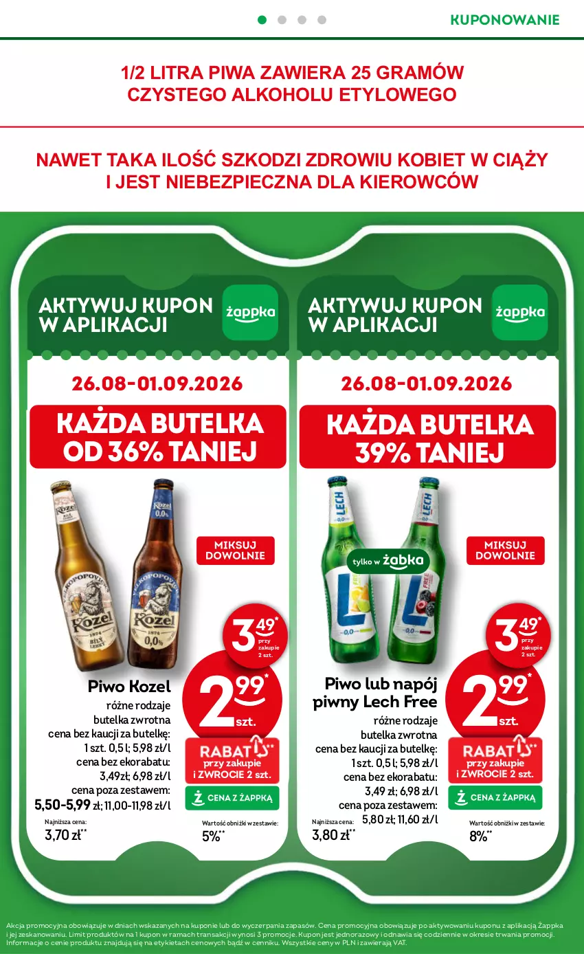 Gazetka promocyjna Żabka - gazetka-promocyjna-35-36-2026 - ważna 26.08 do 08.09.2026 - strona 28 - produkty: Gra, Kozel, Napój, Piec, Piwa, Piwo, Rama, Tran