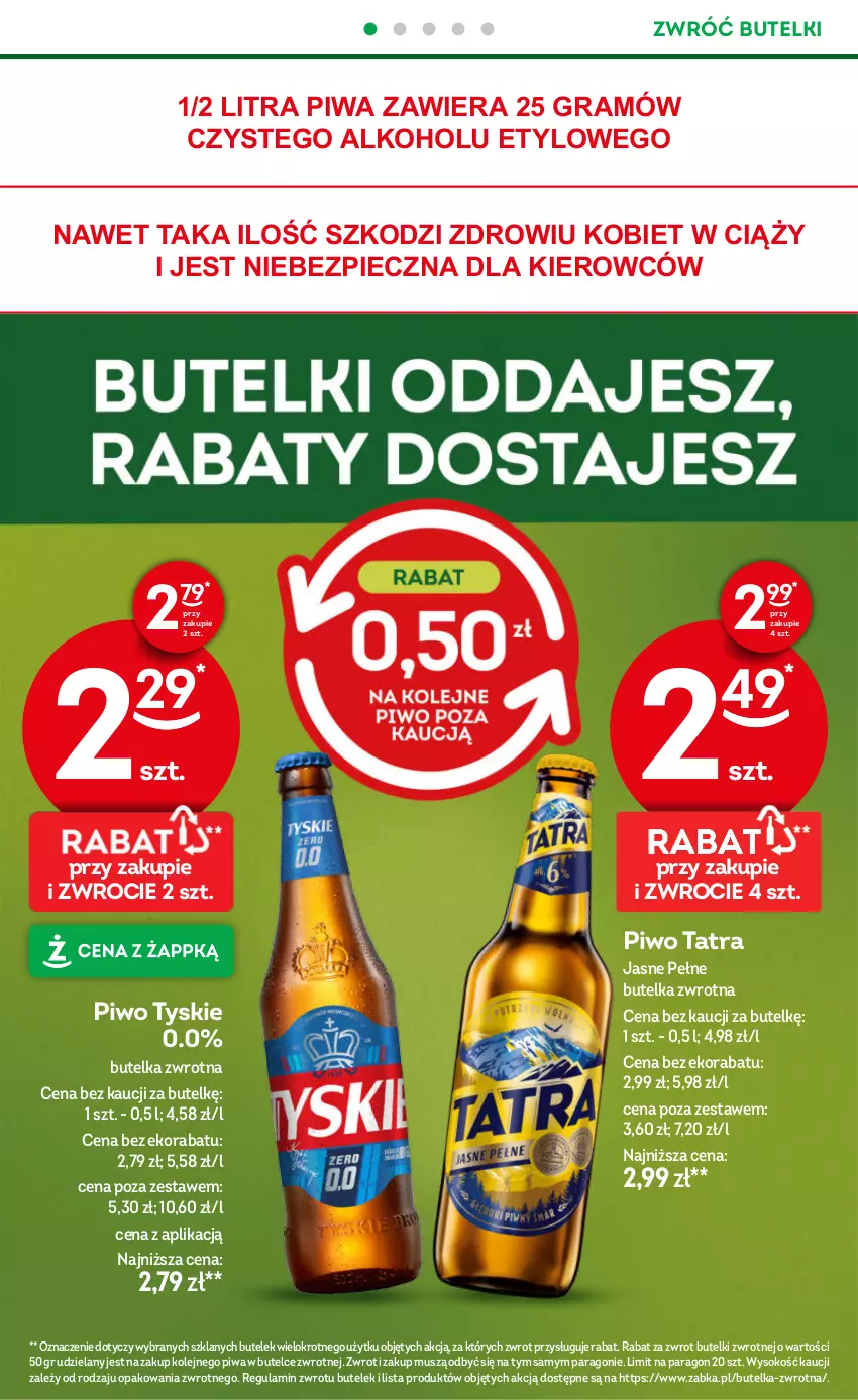 Gazetka promocyjna Żabka - gazetka-promocyjna-35-36-2026 - ważna 26.08 do 08.09.2026 - strona 34 - produkty: Gra, Mus, Olej, Piec, Piwa, Piwo, Sok, Tatra, Tyskie