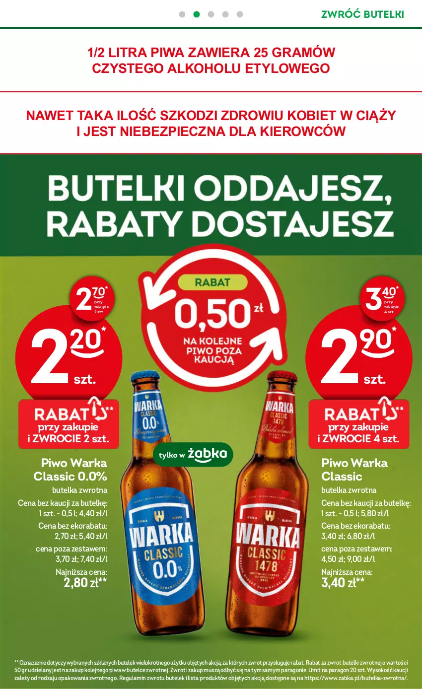 Gazetka promocyjna Żabka - gazetka-promocyjna-35-36-2026 - ważna 26.08 do 08.09.2026 - strona 35 - produkty: Gra, Mus, Olej, Piec, Piwa, Piwo, Sok, Warka