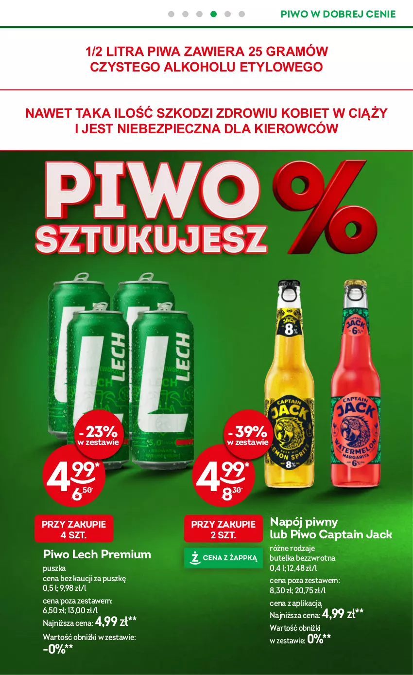 Gazetka promocyjna Żabka - gazetka-promocyjna-35-36-2026 - ważna 26.08 do 08.09.2026 - strona 42 - produkty: Captain Jack, Gra, Lech Premium, Napój, Piec, Piwa, Piwo