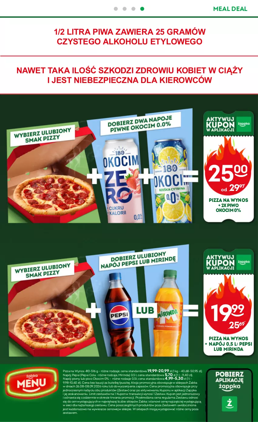 Gazetka promocyjna Żabka - gazetka-promocyjna-35-36-2026 - ważna 26.08 do 08.09.2026 - strona 59 - produkty: Gra, Koc, Mirinda, Napój, Okocim, Pepsi, Piec, Piwa, Piwo, Pizza, Tran
