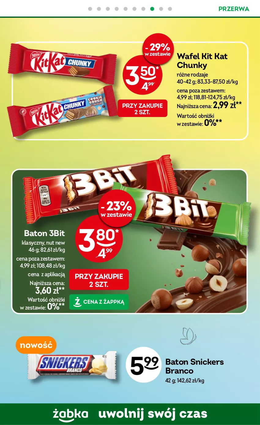 Gazetka promocyjna Żabka - gazetka-promocyjna-35-36-2026 - ważna 26.08 do 08.09.2026 - strona 77 - produkty: Baton, Kit Kat, Snickers