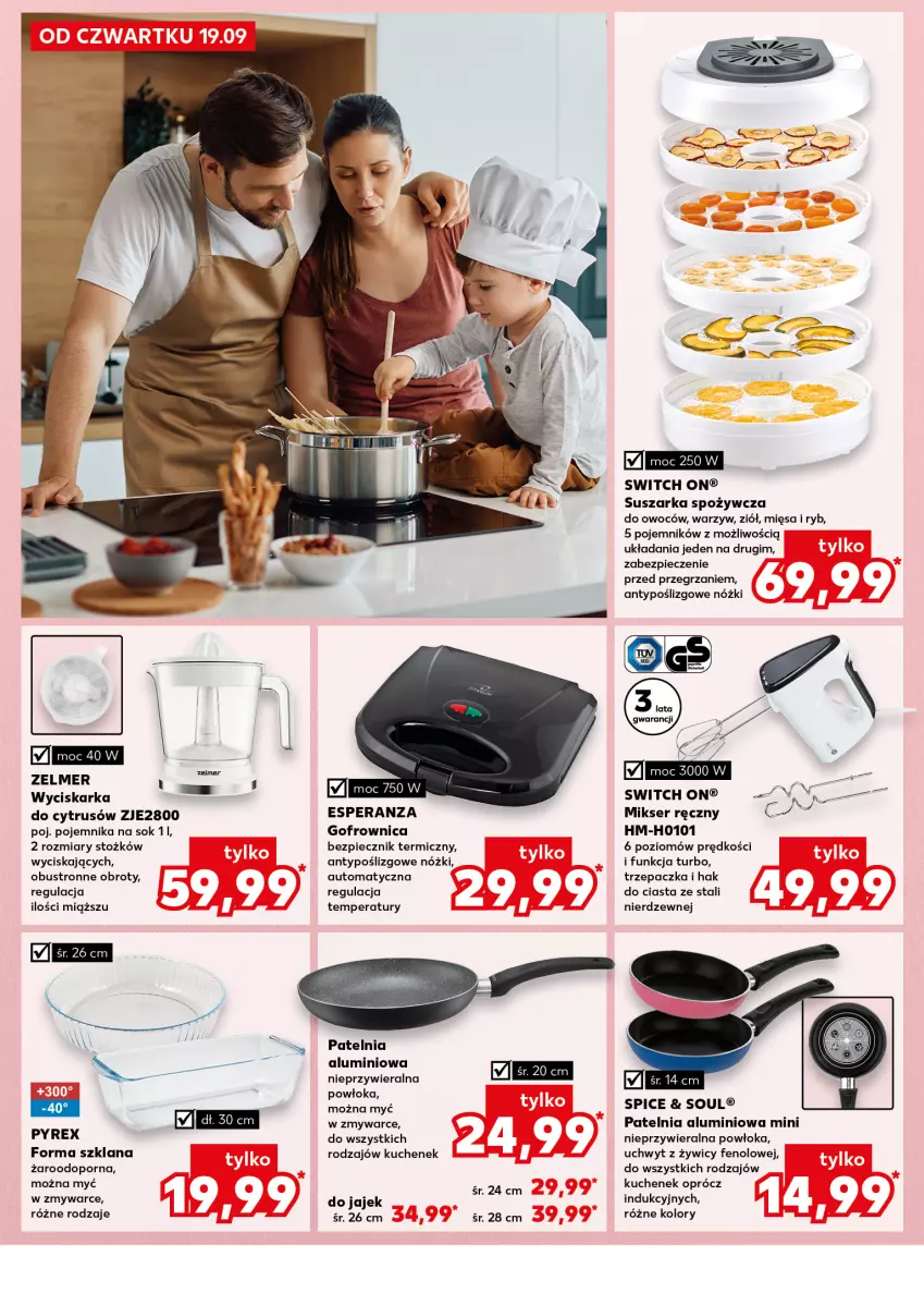 Gazetka promocyjna Kaufland - Kaufland - ważna 19.09 do 25.09.2024 - strona 10 - produkty: Gofrownica, LANA, Mikser, Mikser ręczny, Patelnia, Piec, Pojemnik, Por, Ser, Sok, Suszarka, Trzepaczka, Wyciskarka, Zelmer