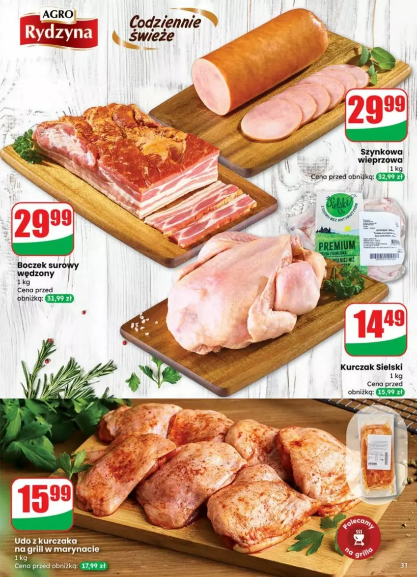Gazetka promocyjna Dino - ważna 09.07 do 13.07.2025 - strona 25 - produkty: Boczek, Grill, Kurczak