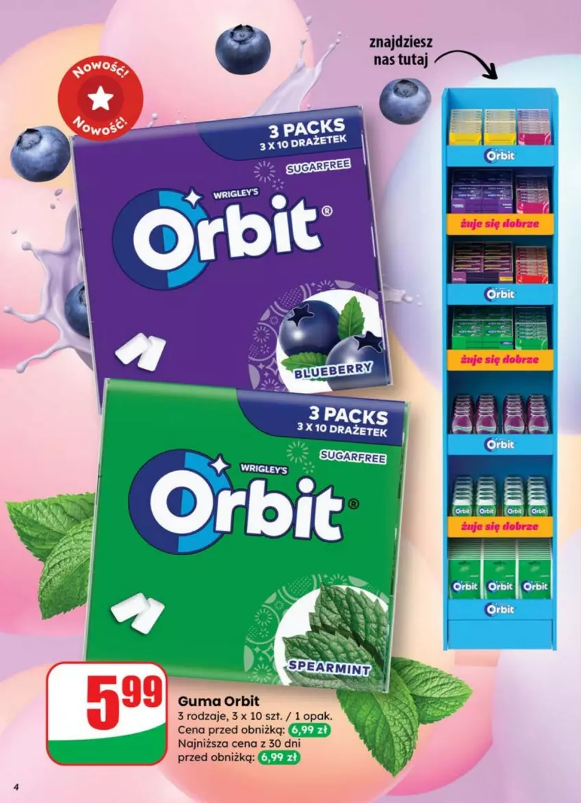 Gazetka promocyjna Dino - ważna 09.07 do 13.07.2025 - strona 34 - produkty: Orbit