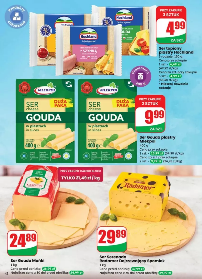 Gazetka promocyjna Dino - ważna 09.07 do 13.07.2025 - strona 37 - produkty: Fa, Gouda, Hochland, Radamer, Ser, Top