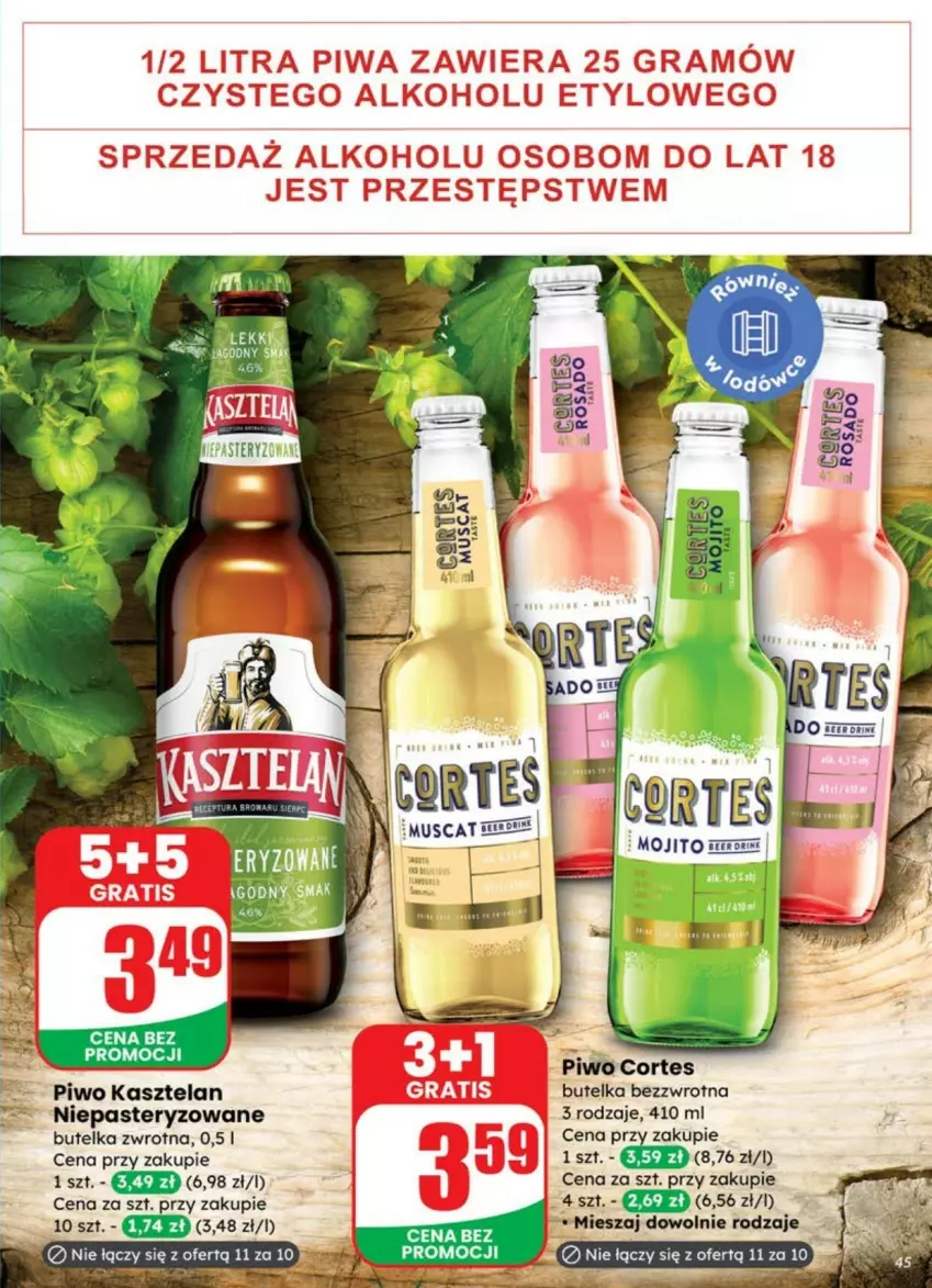 Gazetka promocyjna Dino - ważna 09.07 do 13.07.2025 - strona 40 - produkty: Kasztelan, Piwo