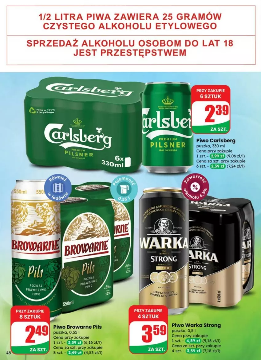Gazetka promocyjna Dino - ważna 09.07 do 13.07.2025 - strona 43 - produkty: Piwo