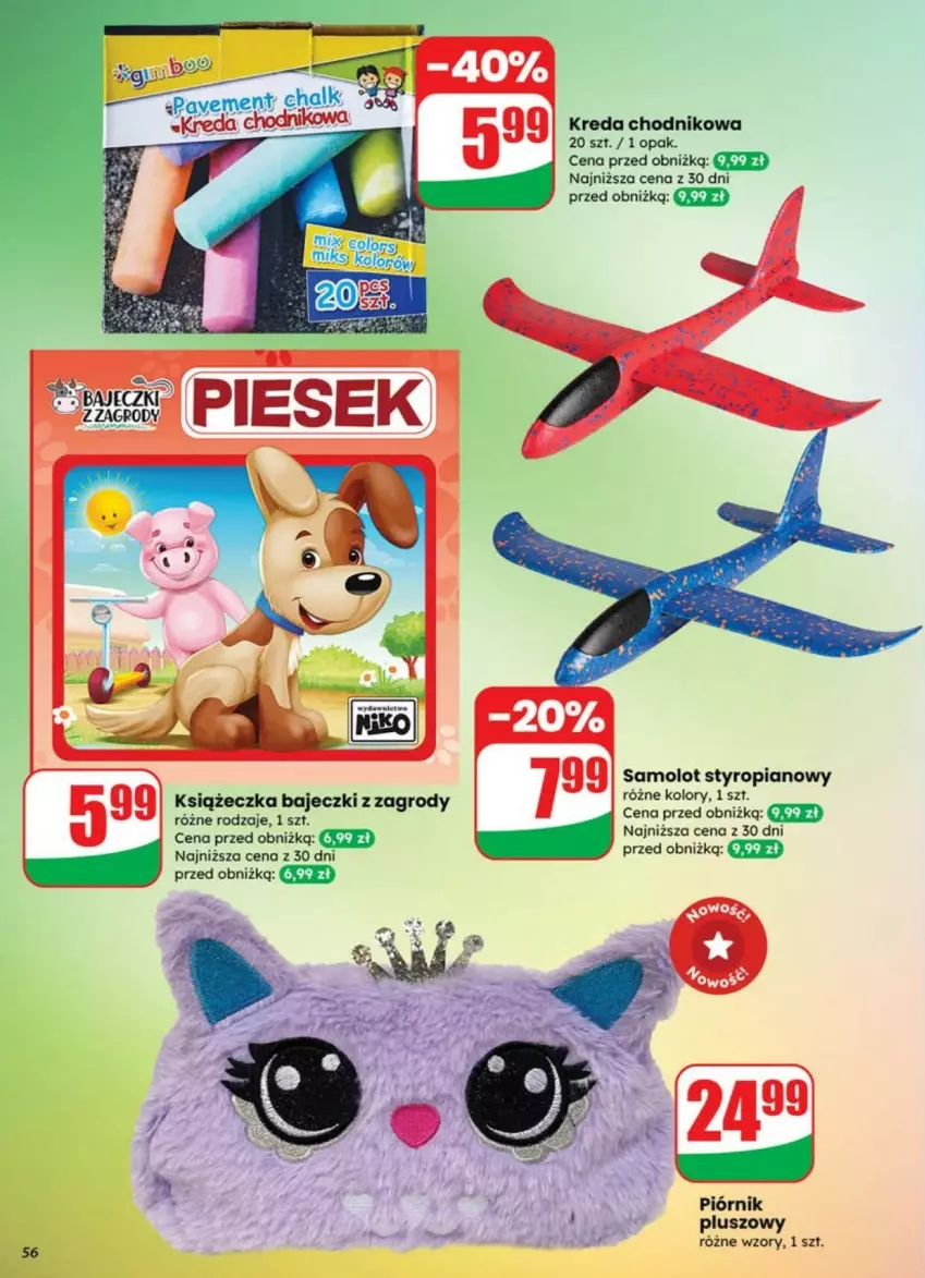 Gazetka promocyjna Dino - ważna 09.07 do 13.07.2025 - strona 52 - produkty: Amol, Chodnik, Piórnik, Samolot