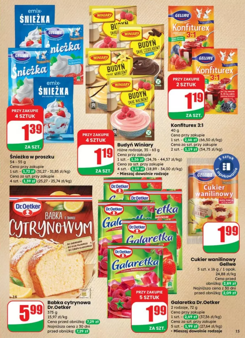 Gazetka promocyjna Dino - ważna 09.07 do 13.07.2025 - strona 7 - produkty: Babka, Budyń, Cukier, Cukier wanilinowy, Gala, Galaretka, Winiary