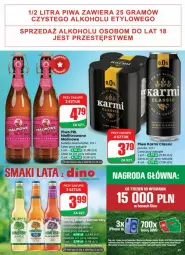Gazetka promocyjna Dino - Gazetka - ważna od 13.07 do 13.07.2025 - strona 44 - produkty: Piwa, Piwo, Koc, Somersby, Kaki, Lack, Okocim, Karmi