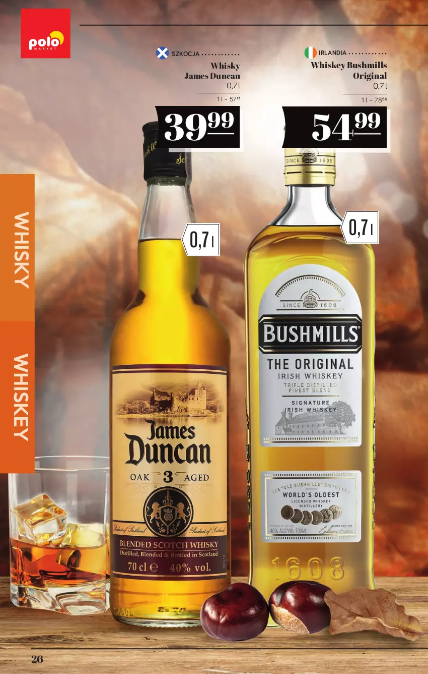 Gazetka promocyjna PoloMarket - Katalog alkoholi 19/2026 - ważna 08.10 do 21.10.2026 - strona 26 - produkty: Bushmills, Gin, Koc, Whiskey, Whisky