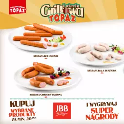 Gazetka promocyjna Topaz - Gazetka - Gazetka - ważna od 09.06 do 09.06.2024 - strona 4 - produkty: Kiełbasa biała, Kiełbasa