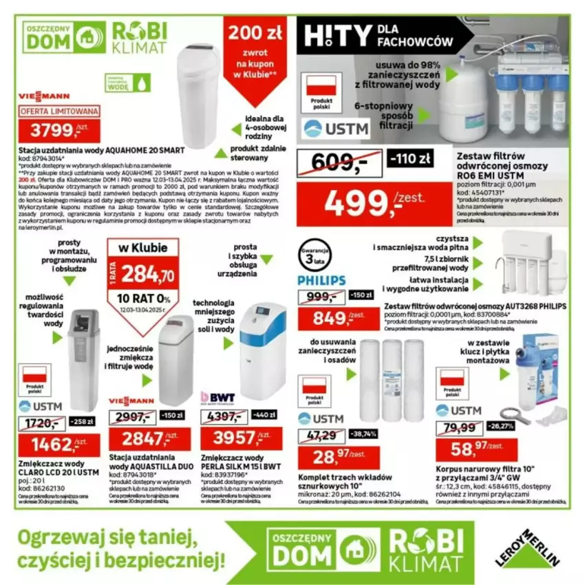 Gazetka promocyjna Leroy Merlin - ważna 12.03 do 13.04.2025 - strona 11 - produkty: Fa, Gra, Olej, Philips, Piec, Płytka, Rama, Tran, Woda