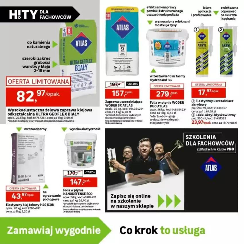 Gazetka promocyjna Leroy Merlin - ważna 12.03 do 13.04.2025 - strona 12 - produkty: Fa, Geoflex, Gry, Klej, Ogrzewanie, Por, Razer, Sok, Zaprawa klejowa