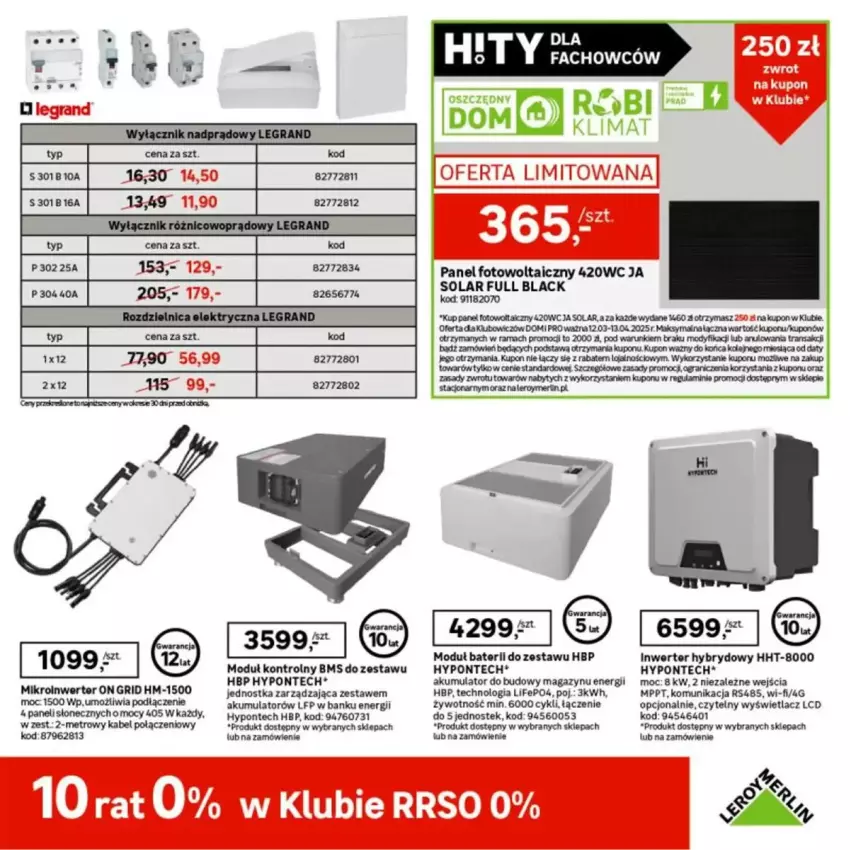 Gazetka promocyjna Leroy Merlin - ważna 12.03 do 13.04.2025 - strona 14 - produkty: Akumulator, Fa, Gra, GRID, Lack, Metro, Olej, Rama, Stek