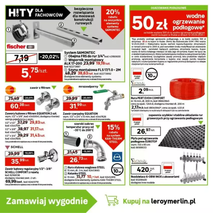 Gazetka promocyjna Leroy Merlin - ważna 12.03 do 13.04.2025 - strona 6 - produkty: Fa, Gra, Monte, Por, Rama, Rura, Top