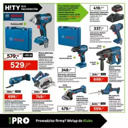 Gazetka promocyjna Leroy Merlin - Gazetka - ważna od 13.04 do 13.04.2025 - strona 28 - produkty: Wiertarka, Brie, Warka, Tarka, Wkręt, Młot, Młotowiertarka, Wkrętarka, Bateria, Szlifierka, Bosch, Akumulator