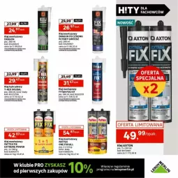 Gazetka promocyjna Leroy Merlin - Gazetka - ważna od 13.04 do 13.04.2025 - strona 42 - produkty: Gra, Klej, Tytan