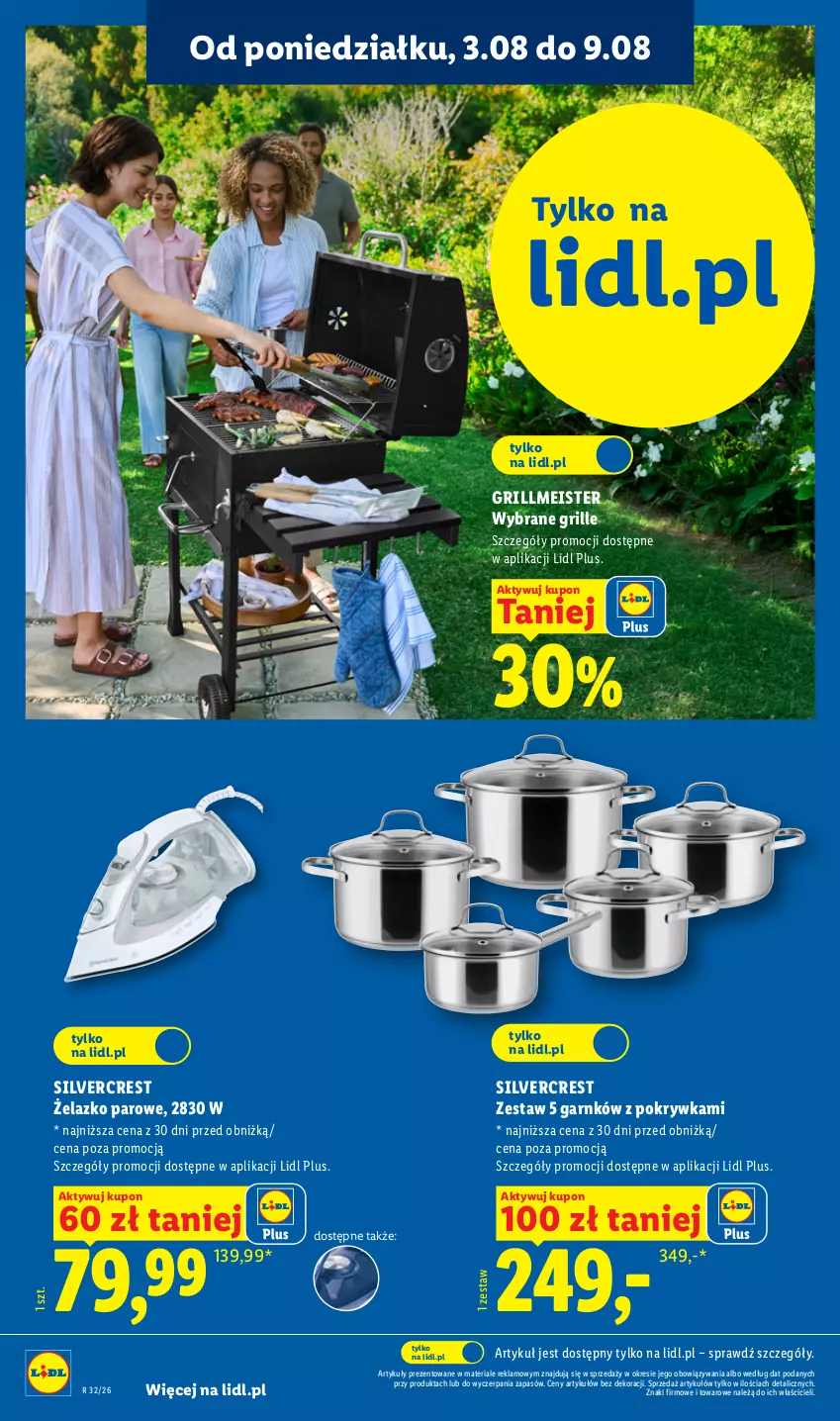 Gazetka promocyjna Lidl - Gazetka ważna od 03.08. do 08.08. - ważna 03.08 do 08.08.2026 - strona 22 - produkty: Grill, Silvercrest