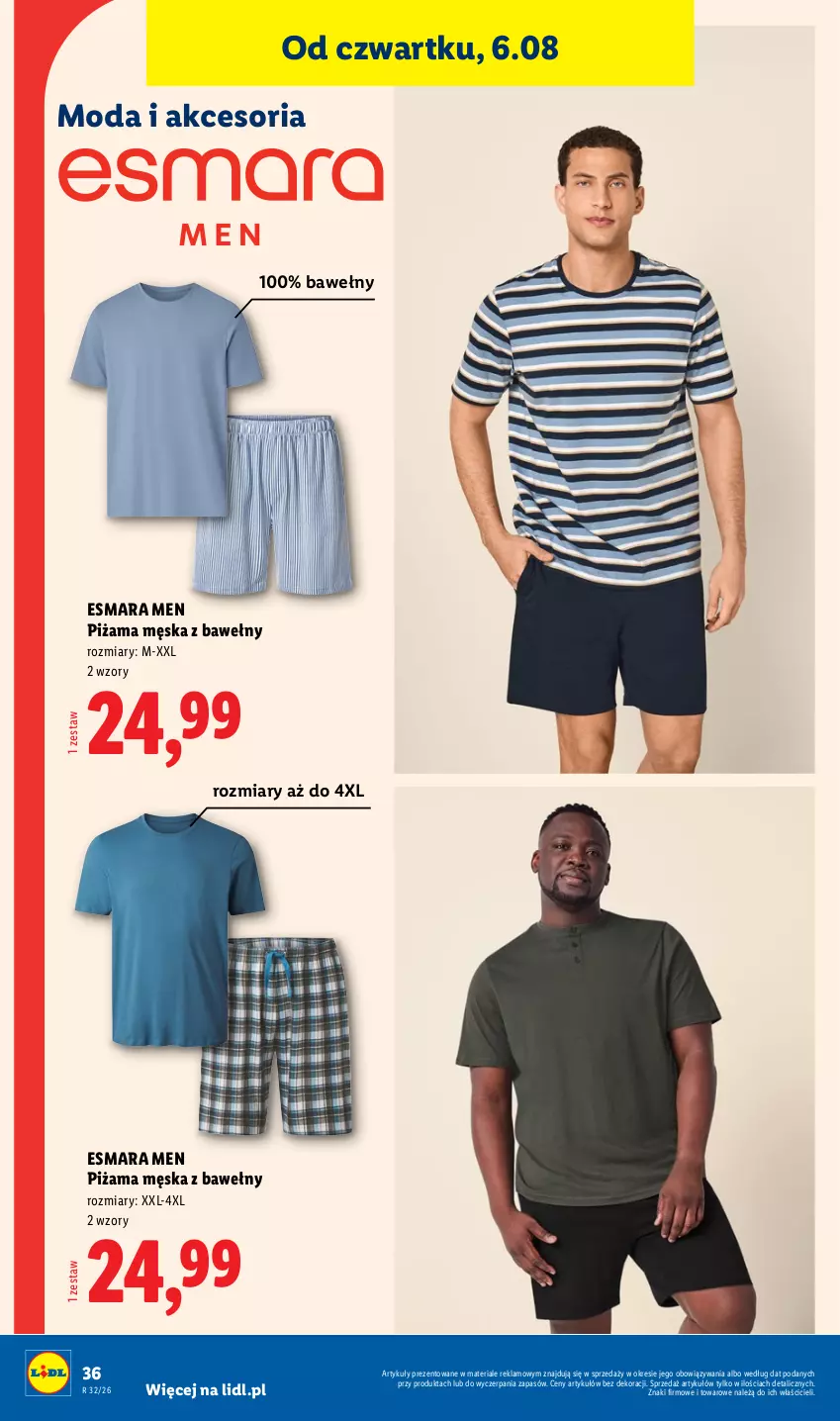 Gazetka promocyjna Lidl - Gazetka ważna od 03.08. do 08.08. - ważna 03.08 do 08.08.2026 - strona 42 - produkty: Moda, Piżama