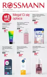 Gazetka promocyjna Rossmann - 9 lipca - Gazetka - ważna od 22.07 do 22.07.2024 - strona 1 - produkty: Krem do twarzy, Miya Cosmetics, Veet, Dzieci, Odżywka, Lirene, Wino, Nivea, Fa, BEBILON