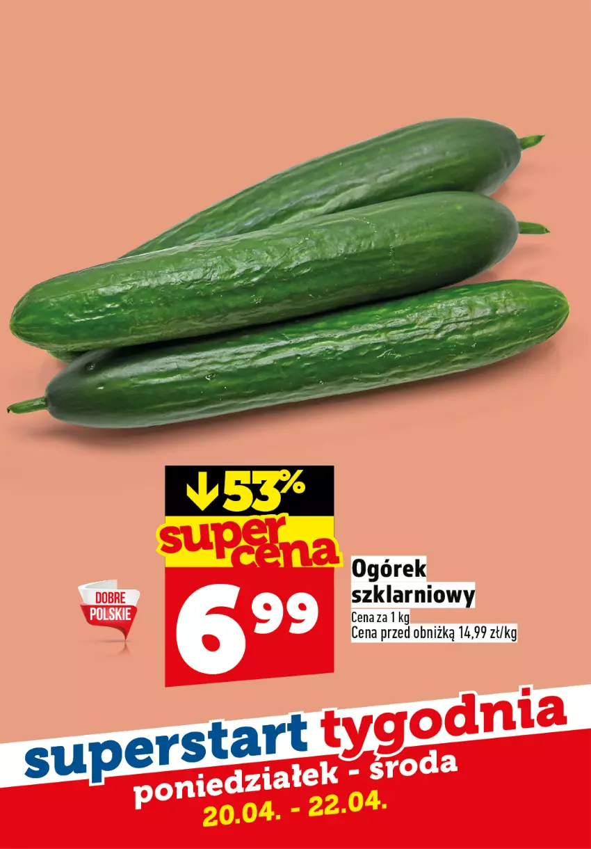 Gazetka promocyjna Topaz - Gazetka - ważna 20.04 do 22.04.2026 - strona 5 - produkty: Ogórek