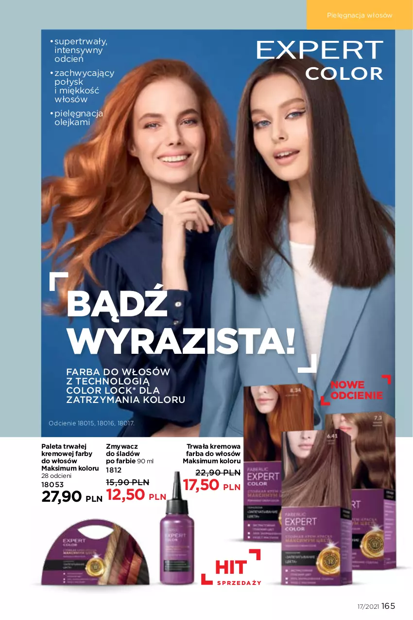 Gazetka promocyjna Faberlic - Gazetka - ważna 22.11 do 05.12.2021 - strona 165 - produkty: Cień, Fa, Farba do włosów, Olej, Paleta, Pielęgnacja włosów