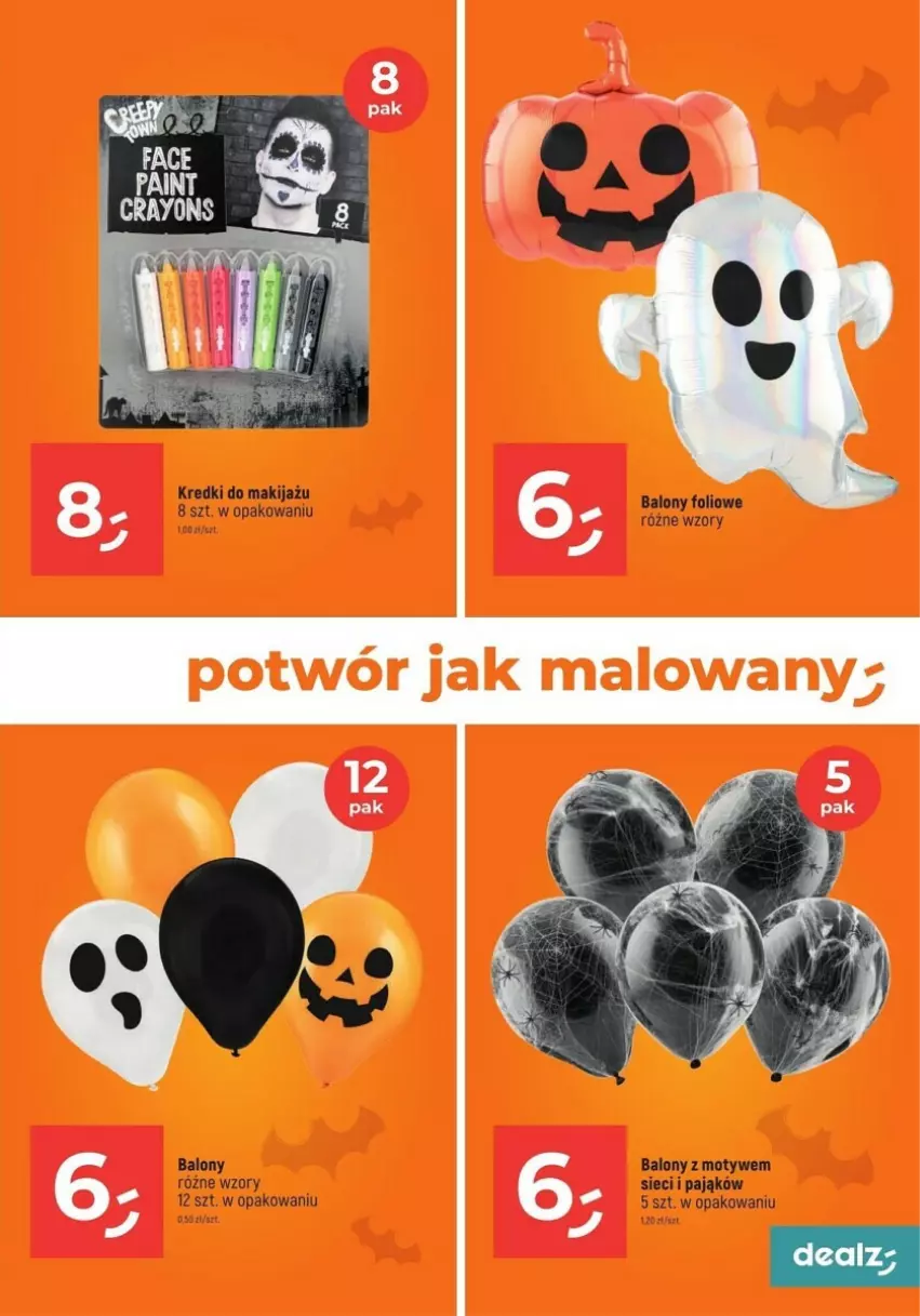 Gazetka promocyjna Dealz - ważna 19.10 do 25.10.2023 - strona 14 - produkty: Balony, Makijaż