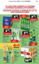 Gazetka promocyjna Netto - Gazetka - ważna od 12.08 do 12.08.2023 - strona 11 - produkty: Piwa, Piwo, Gin, Gra, Ice tea, Heineken, Tyskie, Carlsberg, Limonka, Captain Jack