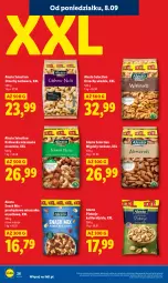 Gazetka promocyjna Lidl - GAZETKA - Gazetka - ważna od 10.09 do 10.09.2025 - strona 28 - produkty: Orzechy włoskie, Pistacje, Migdały łuskane, Migdały, Mieszanka orzechowa