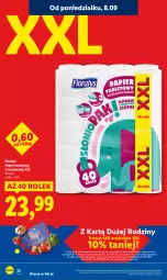 Gazetka promocyjna Lidl - GAZETKA - Gazetka - ważna od 10.09 do 10.09.2025 - strona 34 - produkty: Papier, Papier toaletowy, Flora
