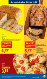 Gazetka promocyjna Lidl - GAZETKA - Gazetka - ważna od 10.09 do 10.09.2025 - strona 39 - produkty: Rust, Focaccia, Chleb