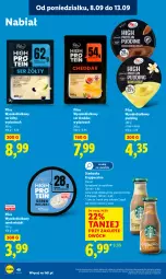 Gazetka promocyjna Lidl - GAZETKA - Gazetka - ważna od 10.09 do 10.09.2025 - strona 42 - produkty: Serek wiejski, Cheddar, Sok, Ser, Serek, Pilos, Pudding