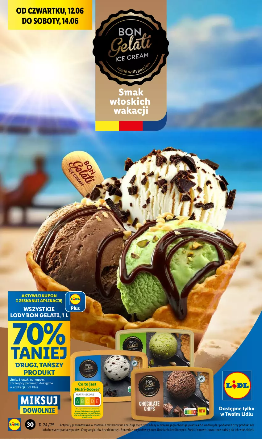 Gazetka promocyjna Lidl - GAZETKA - ważna 12.06 do 14.06.2025 - strona 36 - produkty: Lody