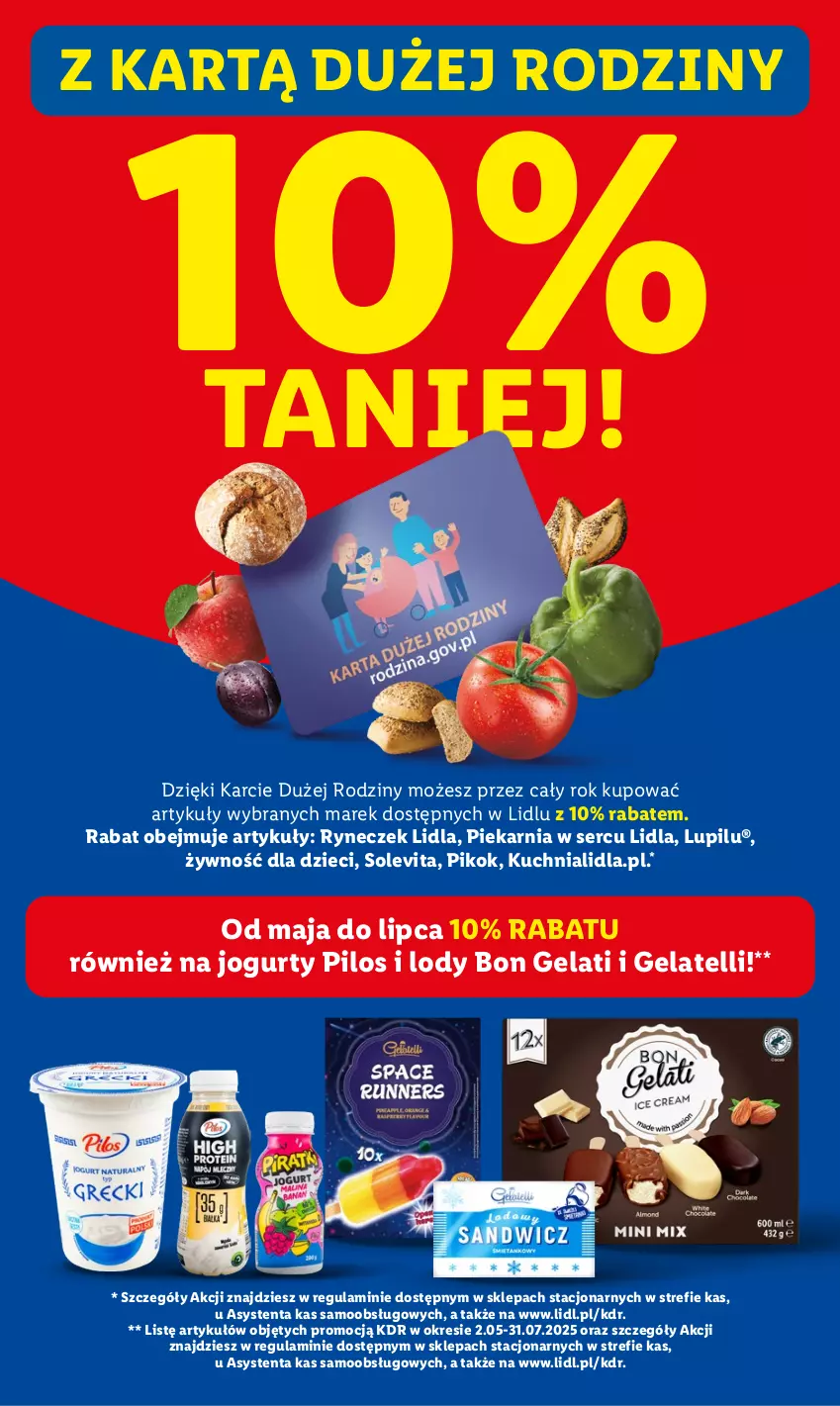 Gazetka promocyjna Lidl - GAZETKA - ważna 12.06 do 14.06.2025 - strona 44 - produkty: Dzieci, Jogurt, Kuchnia, Lody, PIKOK, Pilos, Ser