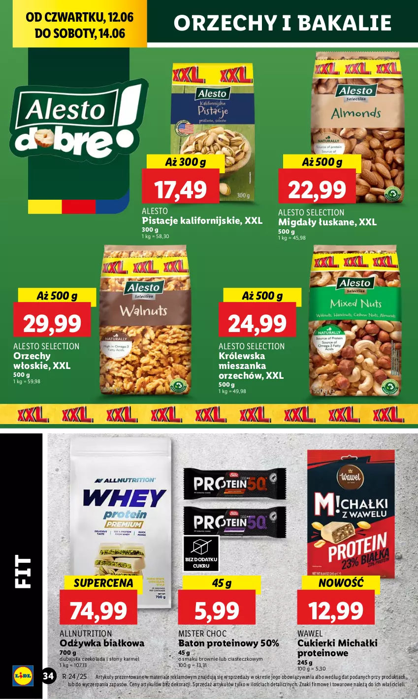 Gazetka promocyjna Lidl - GAZETKA - ważna 12.06 do 14.06.2025 - strona 46 - produkty: Baton, Brownie, Czekolada, Wawel