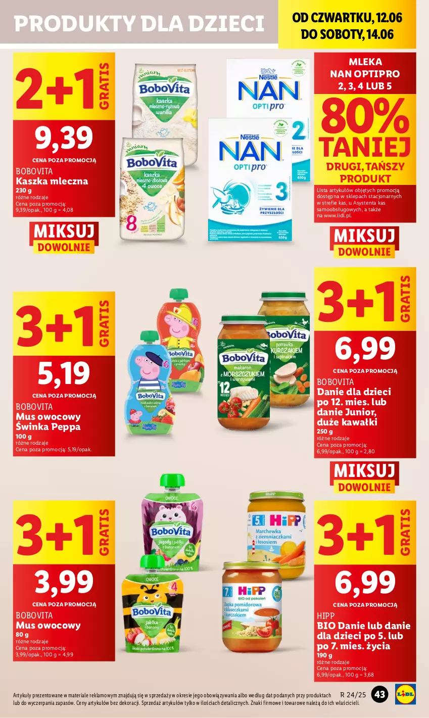 Gazetka promocyjna Lidl - GAZETKA - ważna 12.06 do 14.06.2025 - strona 53 - produkty: BoboVita, Danie dla dzieci, Dzieci, HiPP