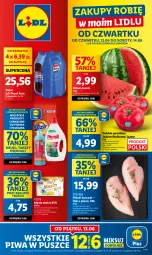 Gazetka promocyjna Lidl - GAZETKA - Gazetka - ważna od 14.06 do 14.06.2025 - strona 1 - produkty: Piwa, Kurczak, Pepsi, Pilos, Arbuz, Masło, Pomidory