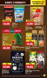 Gazetka promocyjna Lidl - GAZETKA - Gazetka - ważna od 14.06 do 14.06.2025 - strona 43 - produkty: Torebka, Kawa rozpuszczalna, Ser, Gin, Kawa ziarnista, Bell, Kawa mielona, Kawa, Dilmah, Bounty, Herbata czarna, Twix, Czekolada, Mars, Bella, Herbata