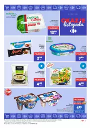 Gazetka promocyjna Carrefour - Gazetka Market Okazje listopada - Gazetka - ważna od 30.11 do 30.11.2021 - strona 3 - produkty: Warzywa, Top, Ser, Benecol, Zupa, Zott, Optima Cardio, Kosz, Bounty, Serek, Optima, Margaryna, Mars, Deser, Mleczna kanapka, Ogród, Monte, Hortex