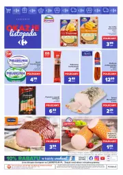 Gazetka promocyjna Carrefour - Gazetka Market Okazje listopada - Gazetka - ważna od 30.11 do 30.11.2021 - strona 4 - produkty: Polędwica, Top, Sok, Ser, Schab Benedykta, Sokołów, Zott, Parówki, Parówki z szynki, O nas, Kiełbasa podwawelska, Wawel, Szynka, Tarczyński, Serek, Morliny, Hochland, Kabanos, Kiełbasa, Philadelphia