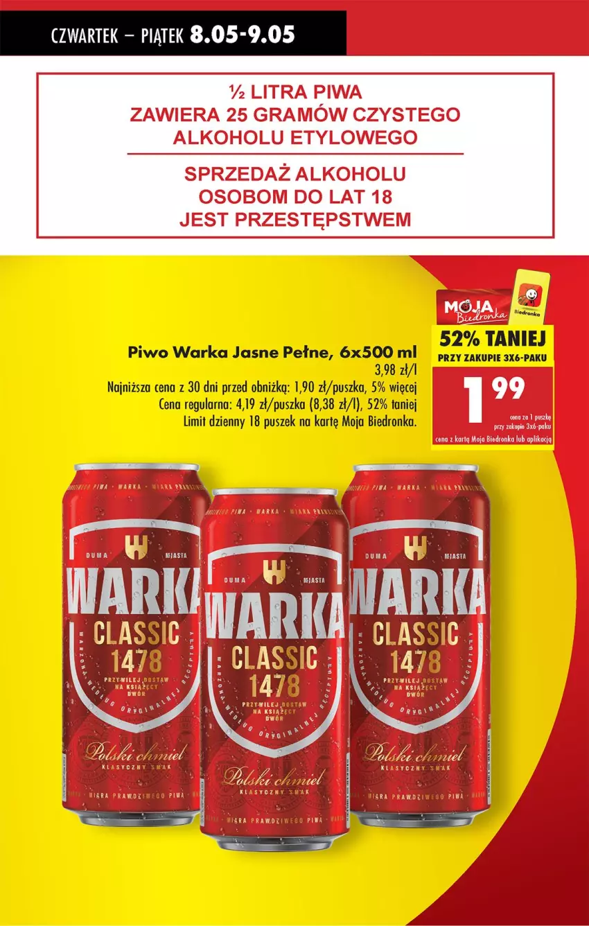 Gazetka promocyjna Biedronka - Od Czwartku - ważna 08.05 do 14.05.2025 - strona 16 - produkty: Gra, Piwa
