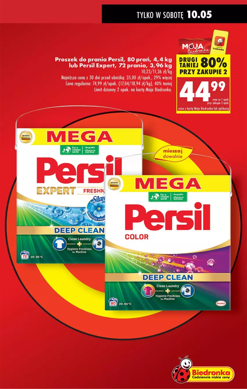 Gazetka promocyjna Biedronka - Od Czwartku - ważna 08.05 do 14.05.2025 - strona 19 - produkty: Persil, Proszek do prania
