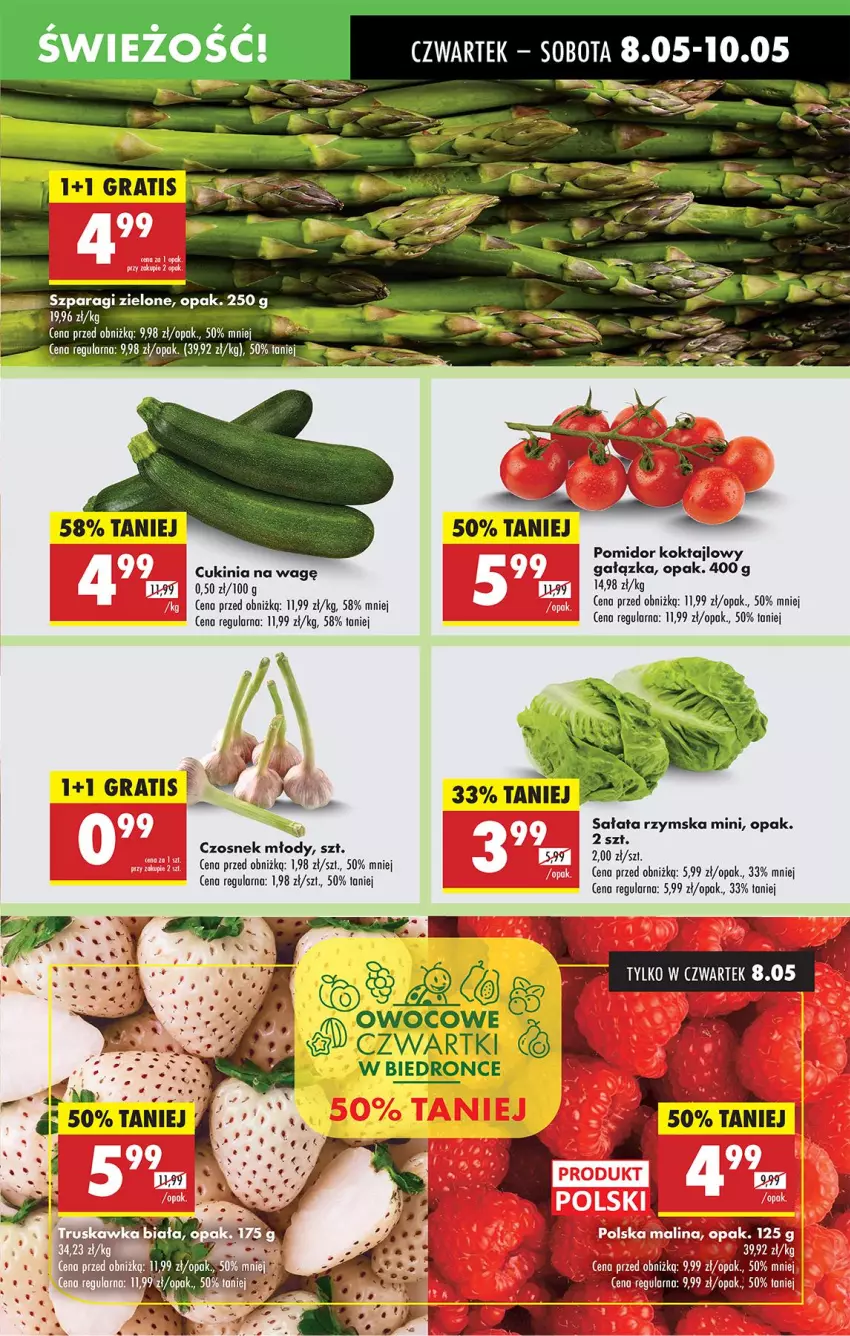 Gazetka promocyjna Biedronka - Od Czwartku - ważna 08.05 do 14.05.2025 - strona 23 - produkty: Czosnek, Gra, Sałat