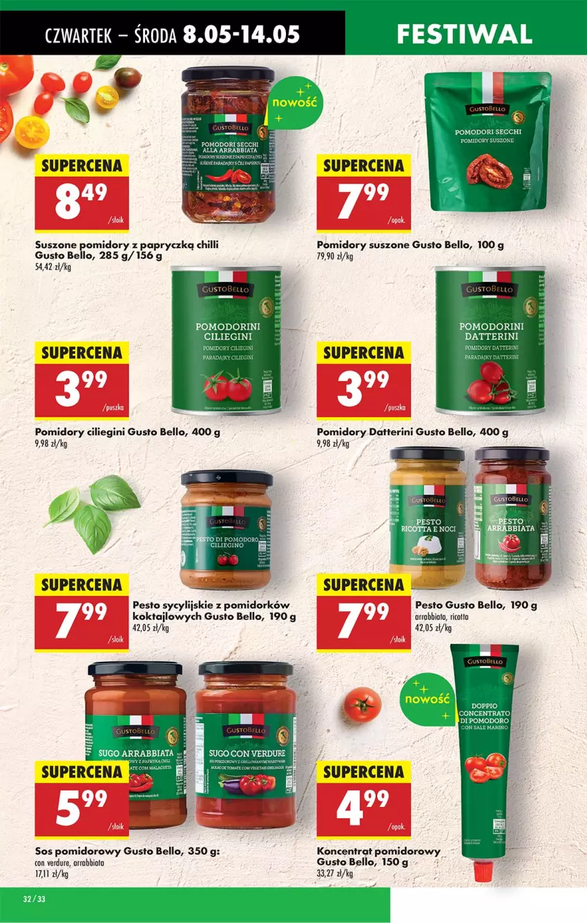 Gazetka promocyjna Biedronka - Od Czwartku - ważna 08.05 do 14.05.2025 - strona 38 - produkty: Bell, Body, Fa, Gin, Koncentrat pomidorowy, LG, Pesto, Pomidory, Sos, Sos pomidorowy, Suszone pomidory