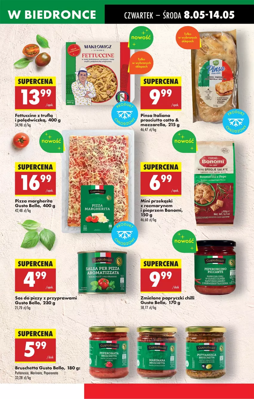 Gazetka promocyjna Biedronka - Od Czwartku - ważna 08.05 do 14.05.2025 - strona 39 - produkty: Beko, Bell, Fa, HP, Mozzarella, Pieprz, Pizza, Pizza margherita, Prosciutto, Saga, Sos, Sos do pizzy